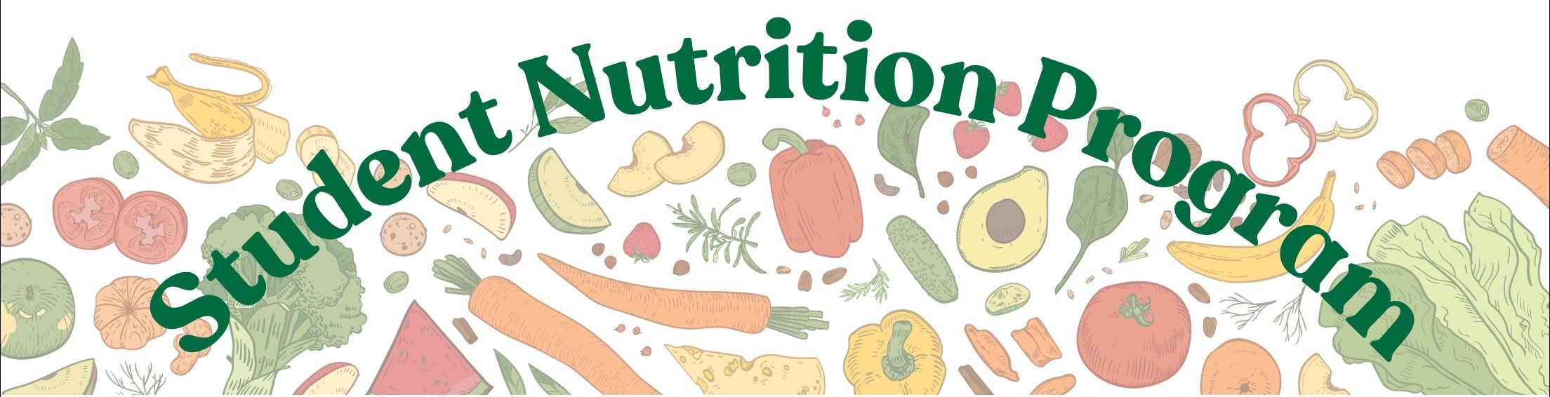Student Nutrition Program (72 x 10 in) (24 x 18 in) (23 x 5.9 in)